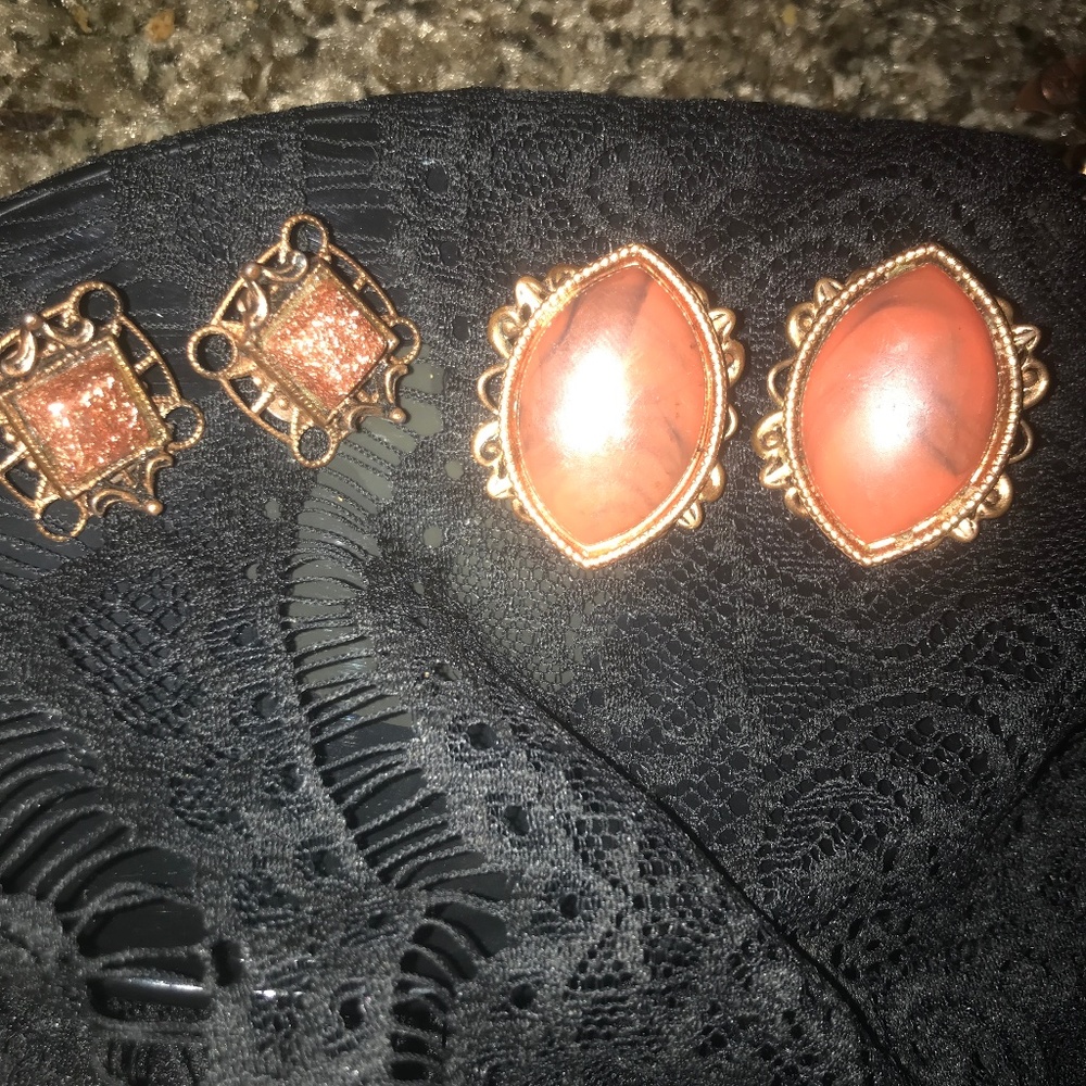 Copper earrings